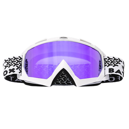 BATFOX front view showing goggles packaging and clear protection