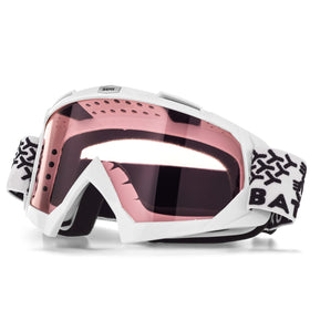 BATFOX front view showing goggles and clear protection benefit