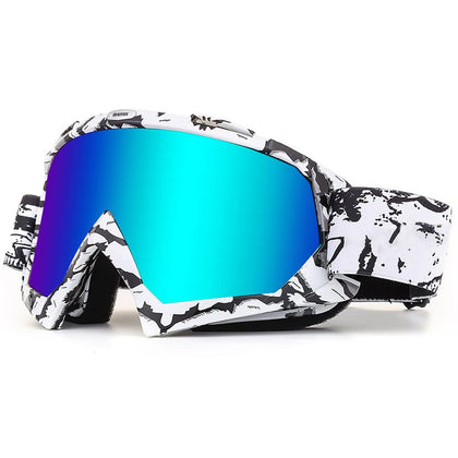 BATFOX front view goggles showing full-face coverage and clear vision benefit
