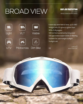 BATFOX goggles fitting over prescription glasses showing compatibility benefit