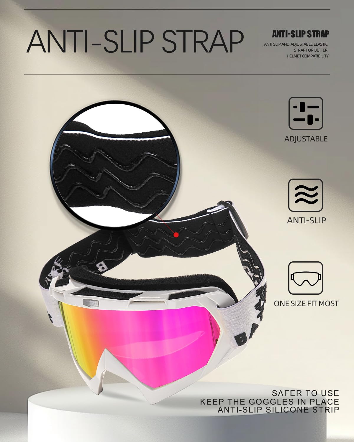 BATFOX REVO multicolor lens in sunlight reducing glare and enhancing contrast
