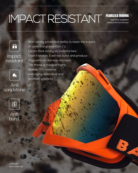 BATFOX strap with silicone grip to prevent slipping on helmet