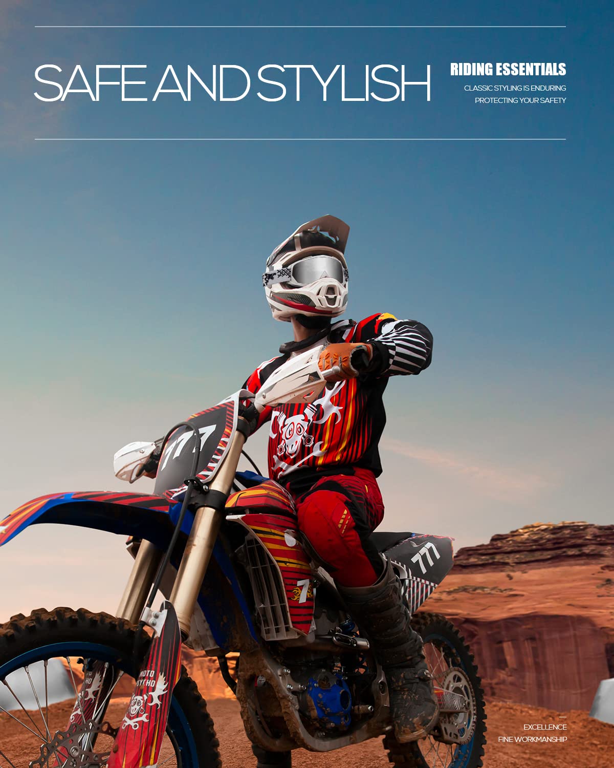BATFOX anti-slip silicone strap detail, ensuring secure helmet grip