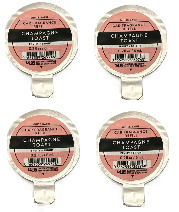 Bath & Body Works Champagne Toast refill pack front view showing compact refill and scent benefits