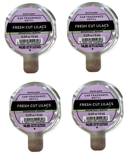 Bath & Body Works front packaging showing Fresh Cut Lilacs refill, long-lasting fragrance