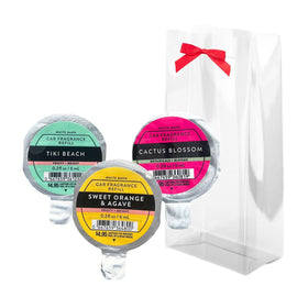 Bath & Body Works front packaging showing three refill vials and gift bow, perfect for gifting