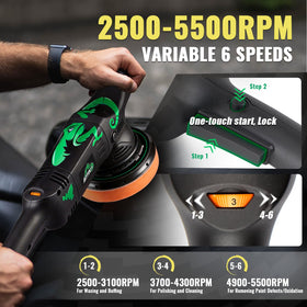 BATOCA foam pad set displayed for effective cutting, polishing, and finishing