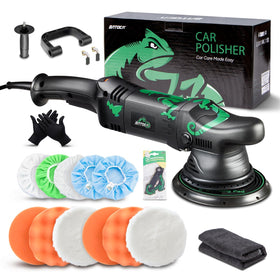 BATOCA polisher front view showing ergonomic grip and streamlined body for control