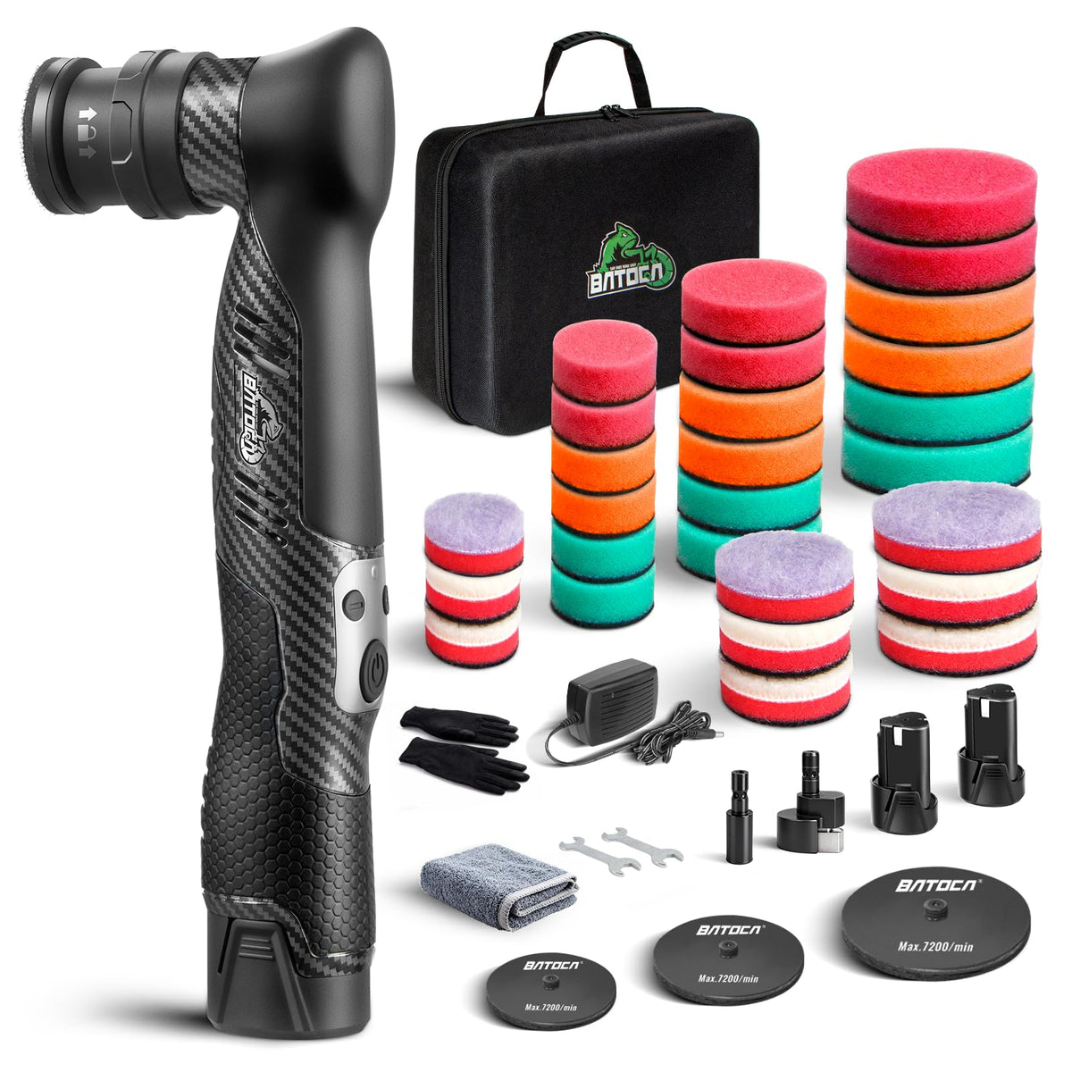 BATOCA S5 front view showing compact polisher for precise detailing