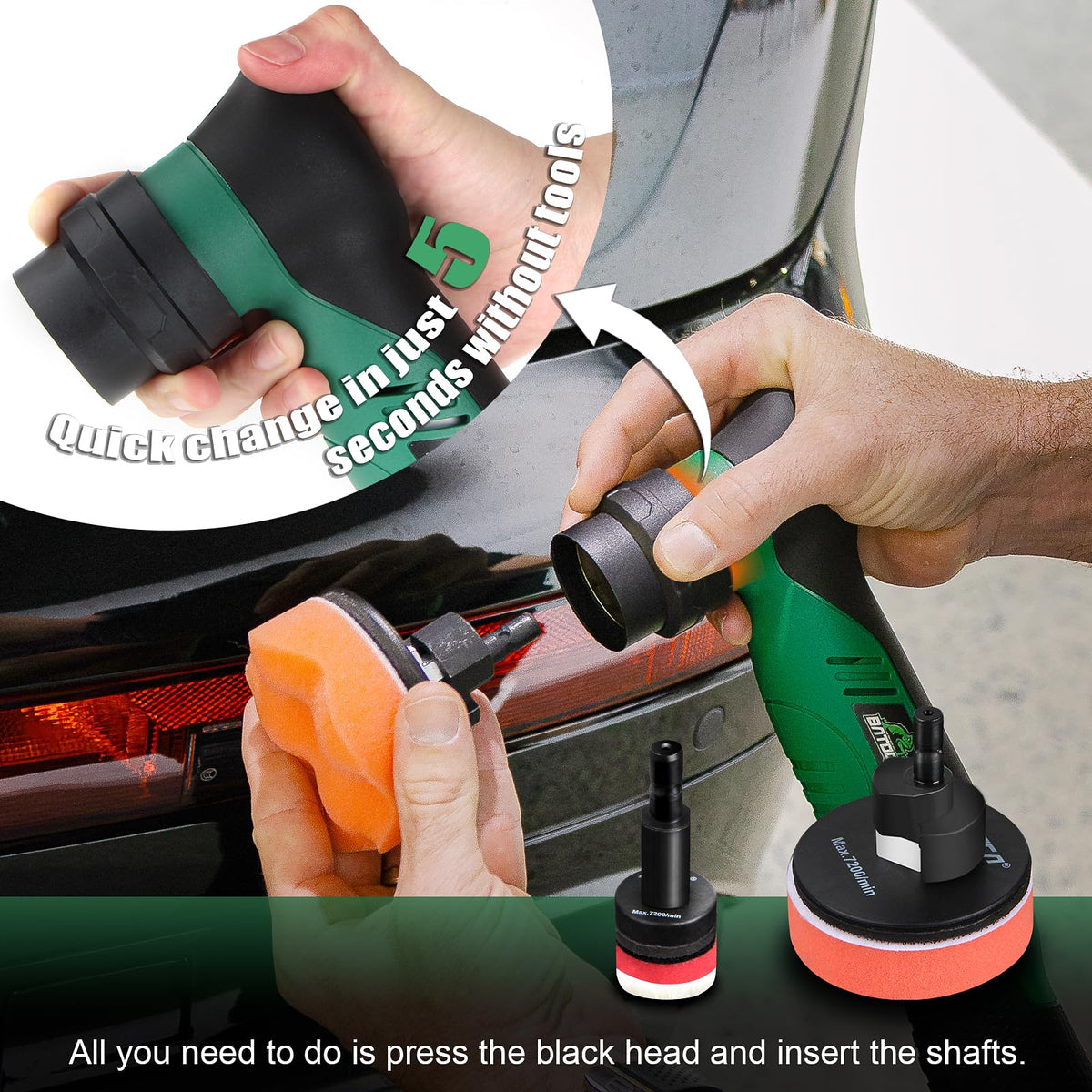 BATOCA S5 pad collection and sandpaper layout offering immediate readiness