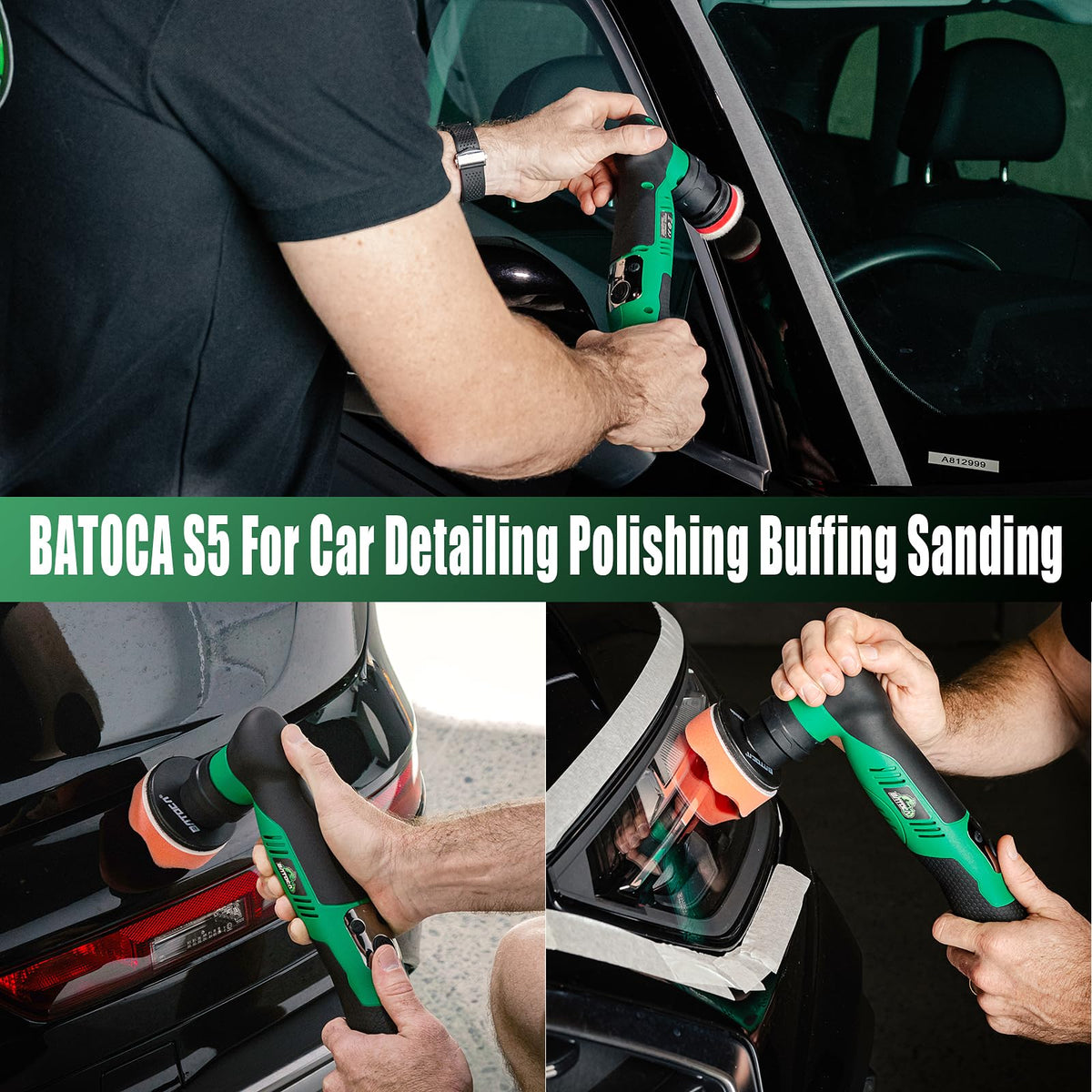 BATOCA S5 handheld size comparison showing lightweight ergonomic control
