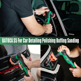 BATOCA S5 handheld size comparison showing lightweight ergonomic control