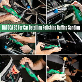 BATOCA S5 straight shaft close-up highlighting precise small-area polishing