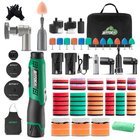 BATOCA S6 front view showing compact cordless polisher and controls for precise handling