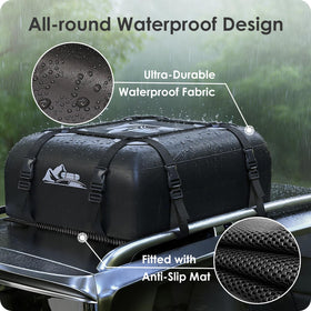BATSUVCER waterproof two-way zipper close-up protecting contents