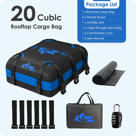 BATSUVCER on car roof in beach scene showing travel convenience benefit