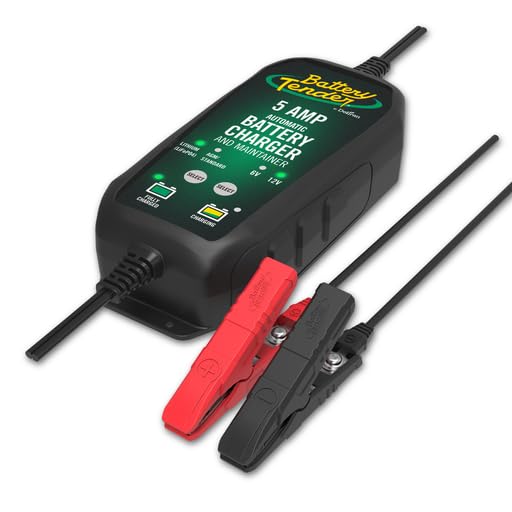 Battery Tender connection cables with ring terminals and alligator clips, secure attachment