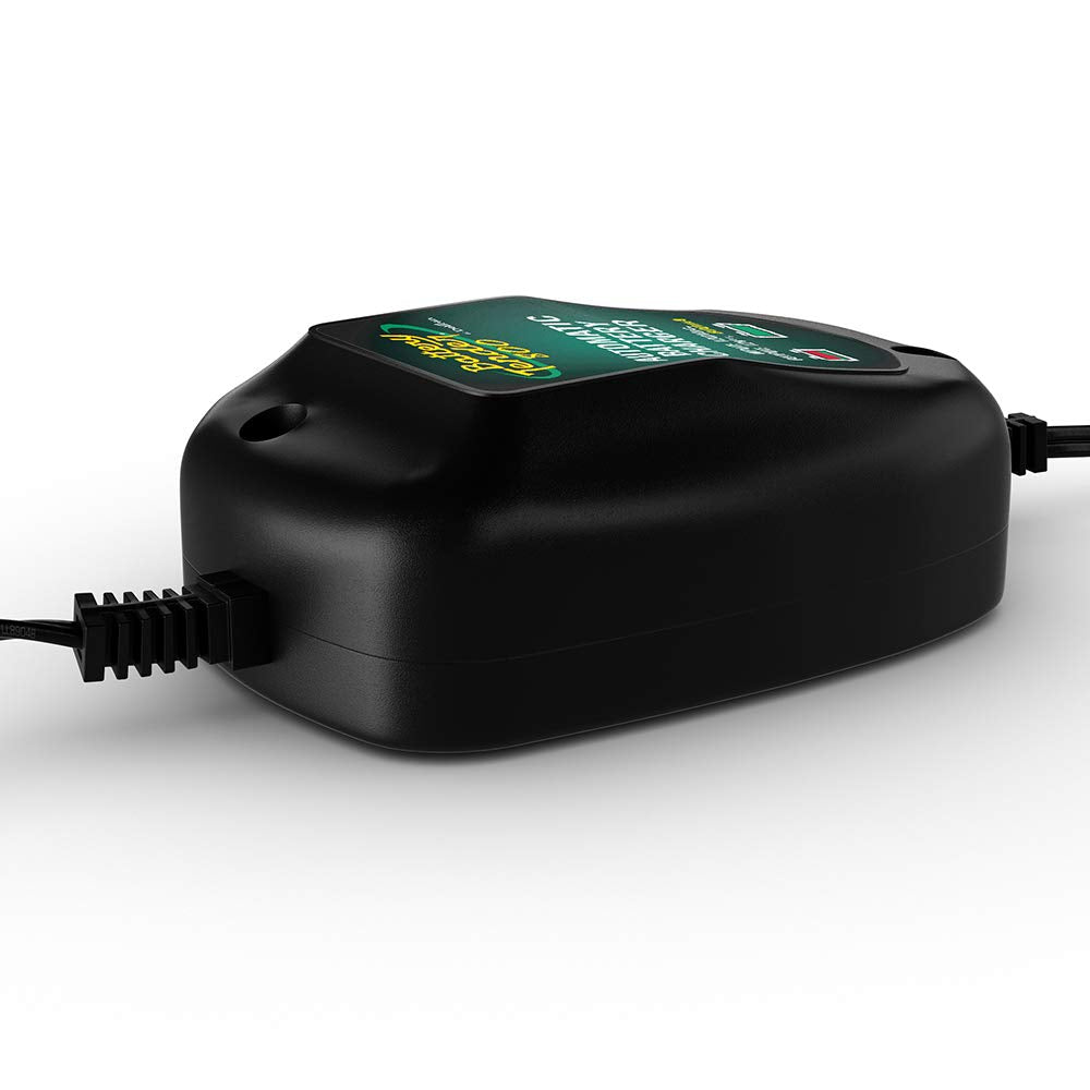 Battery Tender epoxy encapsulation detail showing moisture protection benefit