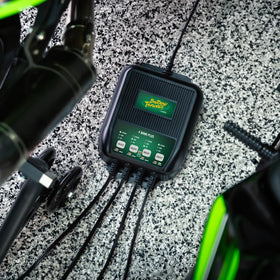 Battery Tender alligator clips and ring terminals included, convenient connection options