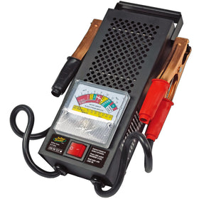 Battery Tender front panel load tester showing clear color-coded results for quick decisions