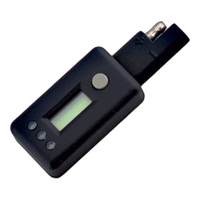 Battery Tender front view showing compact design and quick-disconnect fit for easy monitoring