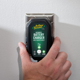 Battery Tender clamps and cables with secure connections and spark protection