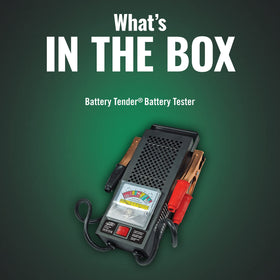 Battery Tender side profile showing vents and rugged housing for long-lasting durability