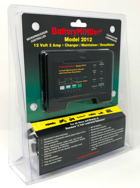 BatteryMINDer ambient temperature sensor close-up for accurate temperature-compensated charging