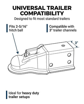BaVekHak side profile on 3 inch channel showing precise fitment benefits