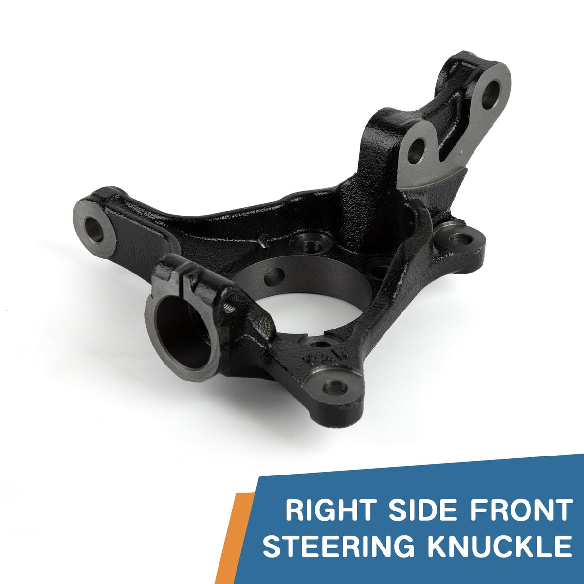 Baxzl knuckle close-up of mounting holes for precise OEM alignment and durability
