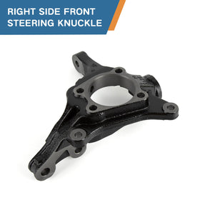Baxzl knuckle installed on Subaru suspension demonstrating correct fit and restored alignment