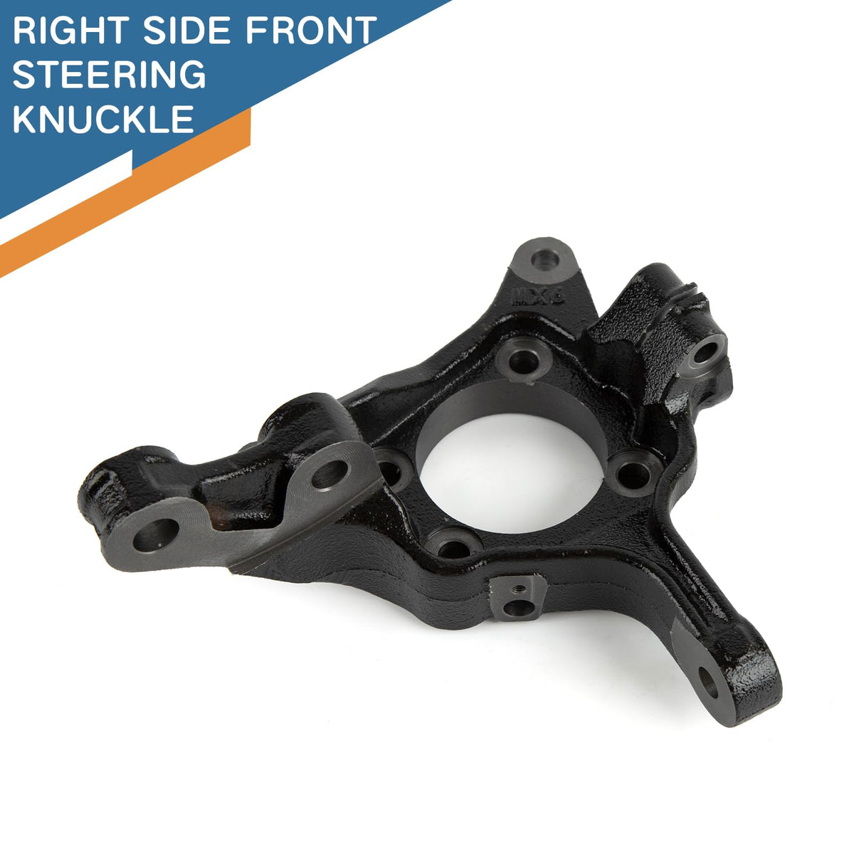 Baxzl knuckle hub flange detail highlighting accurate hub interface and easier installation