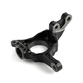 Baxzl left front knuckle front view showing complete casting and mounting points for accurate fit