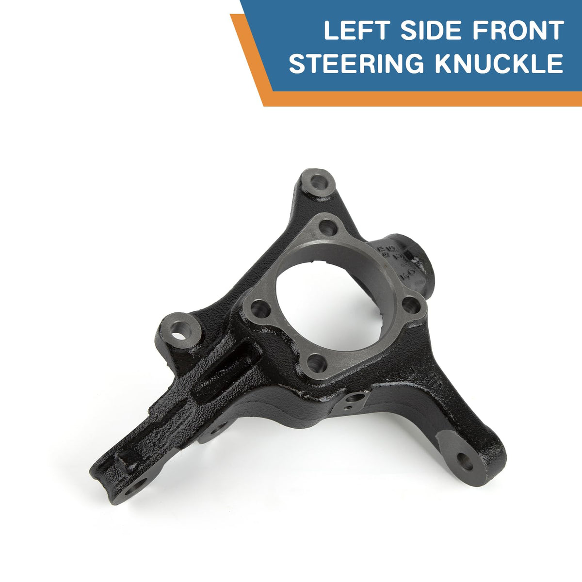 Baxzl knuckle installed on vehicle showing restored steering geometry and safe handling