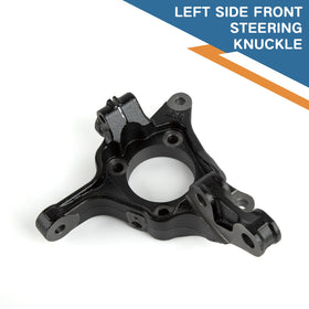 Baxzl knuckle mounted to wheel hub demonstrating proper assembly and fitment