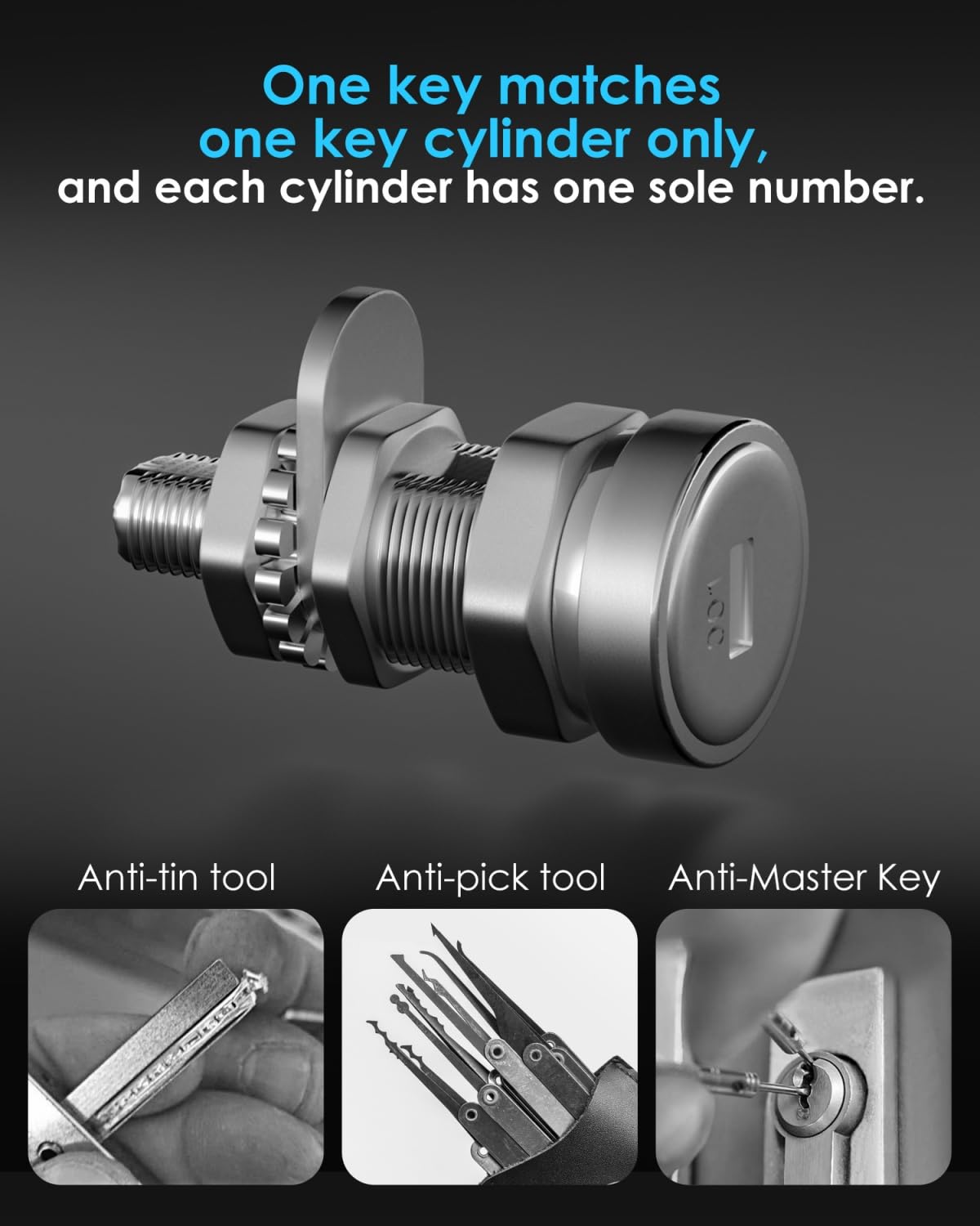 bbfly key turning in K01 lock demonstrating quick lock and unlock operation