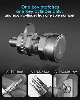 bbfly key turning in K01 lock demonstrating quick lock and unlock operation