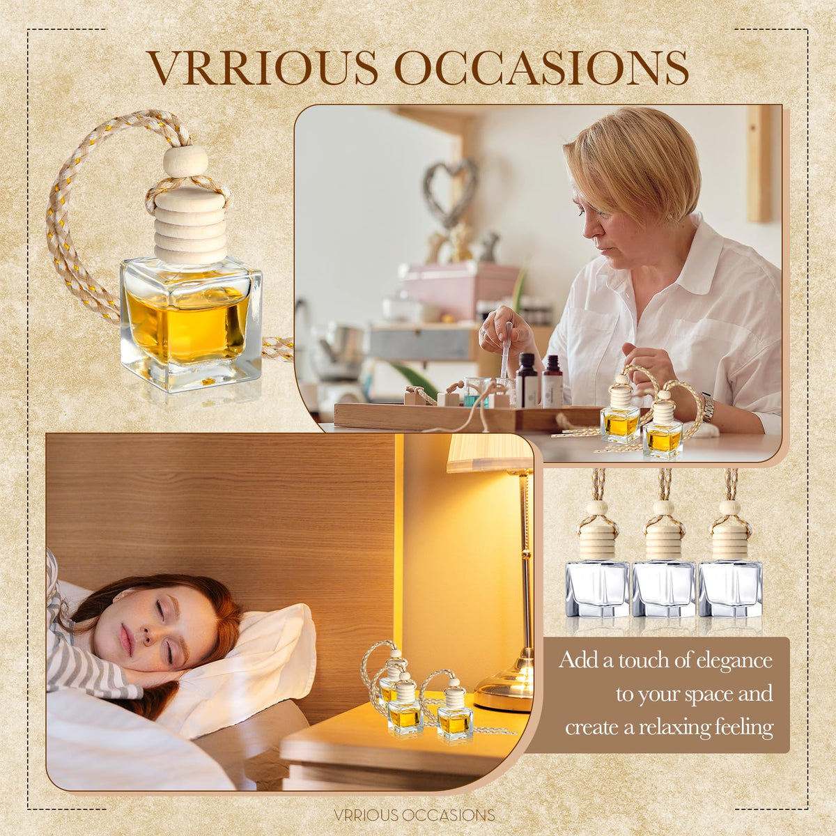 BBTO set displayed on bedroom shelf providing decorative aroma and ambient atmosphere