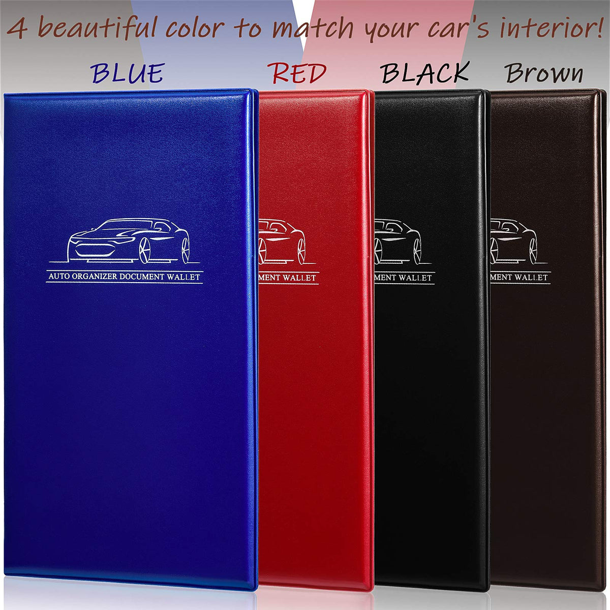 BBTO color collection arranged to show color-coding convenience and variety