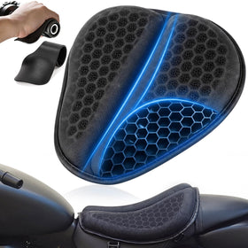 BBTO front view of seat cushion and throttle assist showing included pieces and benefits