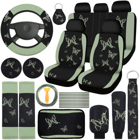 BBTO front seats and cushions showing coordinated butterfly styling and protection