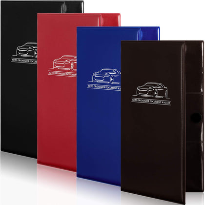 BBTO front view of four wallets showing color options and neat storage benefit
