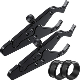 BBTO front view of throttle lock set showing clamp and ring for easy installation and protection