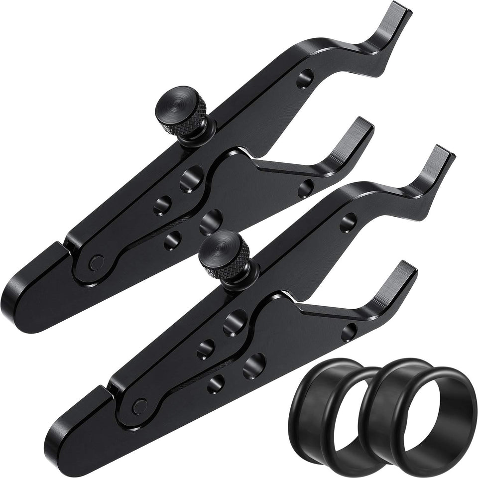 BBTO front view of throttle lock set showing clamp and ring for easy installation and protection