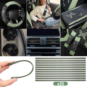 BBTO gearshift handbrake and armrest covers providing comfort and neatness