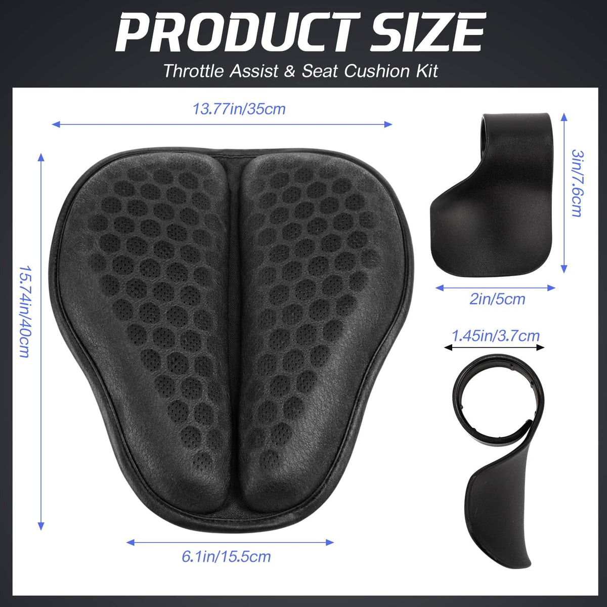 BBTO close-up of 3D honeycomb gel texture for shock absorption and ventilation