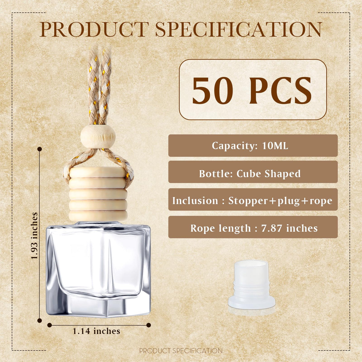 BBTO hanging diffuser in car rearview showing subtle scent release and neat interior look
