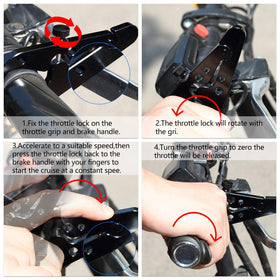BBTO side profile installed on handlebar demonstrating neat clamp fit and safety