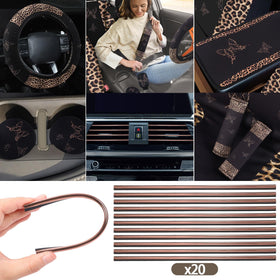 BBTO vent decorations and trim roll displayed for customizable interior styling