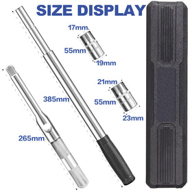 BCJCLTS close-up of telescoping handle lock for safer higher leverage